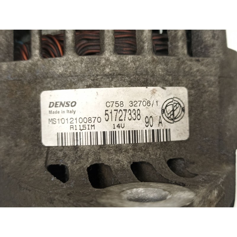Recambio de alternador para fiat stilo 1.9 d referencia OEM IAM 51727338 MS1012100870 