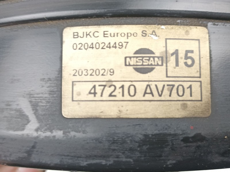 Recambio de servofreno para nissan primera 2.2 td referencia OEM IAM 47210AV701  