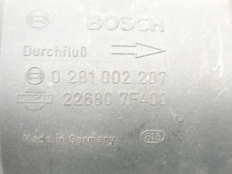 Recambio de caudalimetro para nissan primera 2.0 td referencia OEM IAM 226807F400 0281002207 
