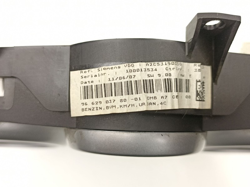 Recambio de cuadro instrumentos para peugeot 207/207+ (wa_, wc_) 1.4 referencia OEM IAM 9662903780 A2C53190330 