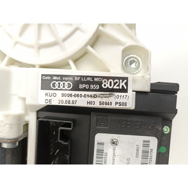 Recambio de elevalunas delantero derecho para audi a3 sportback (8pa) 2.0 tdi 16v referencia OEM IAM 8P0959802K  