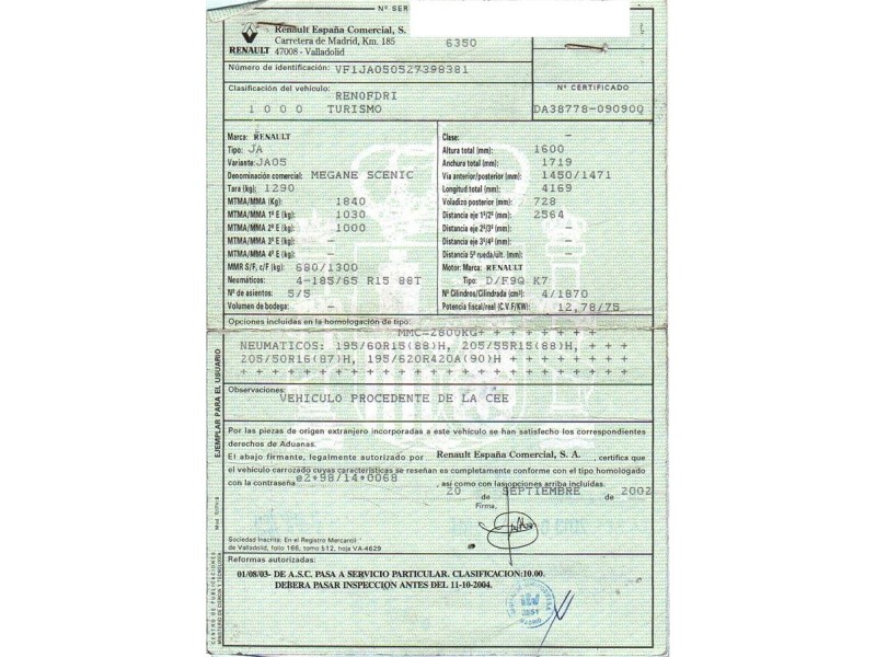 renault scenic del año 2022