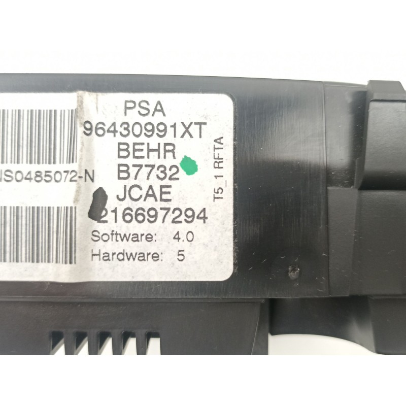 Recambio de mandos calefaccion aire para peugeot 307 (3a/c) 2.0 hdi 110 referencia OEM IAM 96430991XT 216697294 