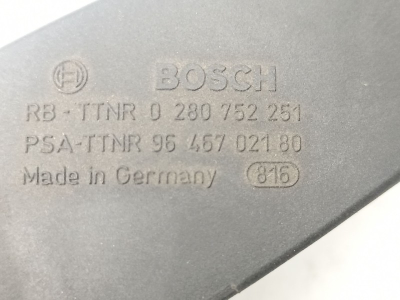 Recambio de potenciometro aceleracion para peugeot 307 sw (3h) 1.6 hdi 110 referencia OEM IAM 9646702180 0280752251 