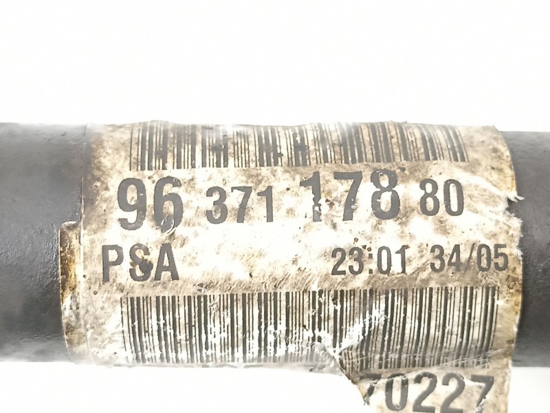 Recambio de transmision delantera derecha para peugeot 307 sw (3h) 1.6 hdi 110 referencia OEM IAM 9637117880  