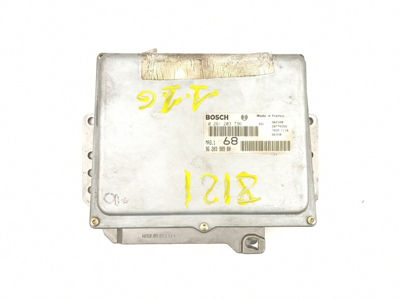 Recambio de centralita para citroën saxo (s0, s1) 1.1 x, sx referencia OEM IAM 9620398980 0261203736 