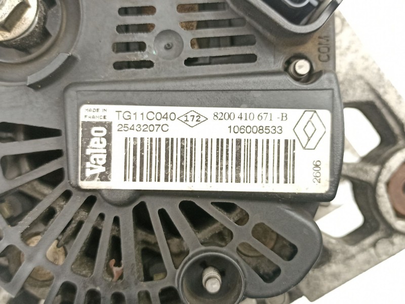 Recambio de alternador para renault grand scénic ii (jm0/1_) 2.0 referencia OEM IAM 8200410671 TG11C040 