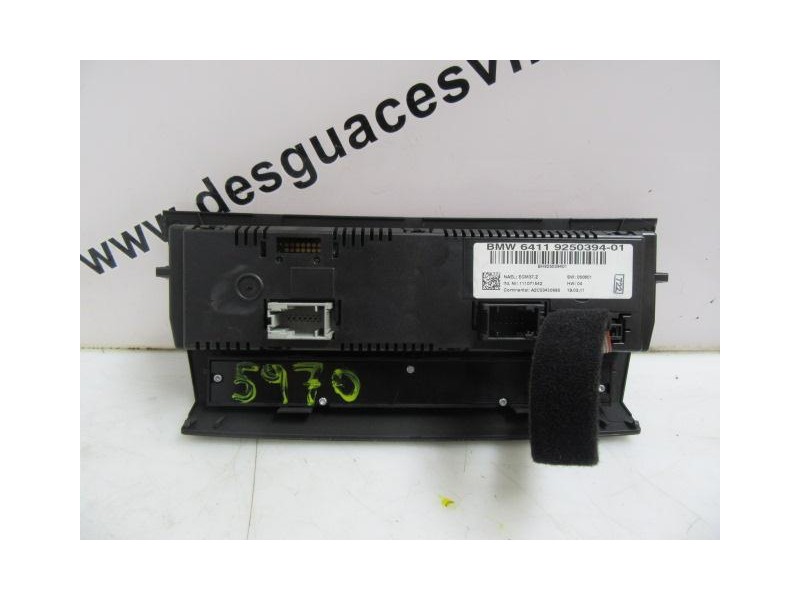 Recambio de mandos calefaccion : bmw 320 : 2.0 td e90 4p [2010] para bmw  320 2.0 td e90 referencia OEM IAM 64119250394-01  