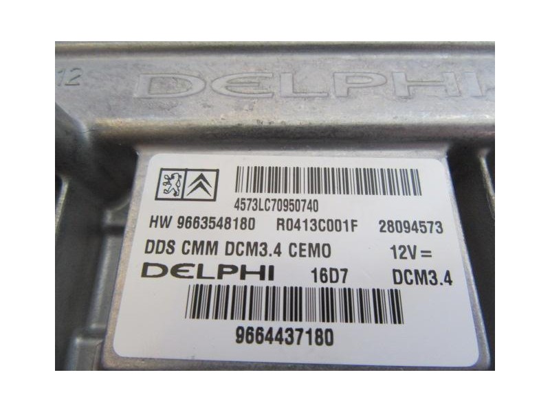 Recambio de centralita : peugeot 407 : 2.0 hdi (136cv) [2007] para peugeot 407 2.0 hdi referencia OEM IAM 9663548180-----9664437