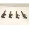 Recambio de inyectores juego para peugeot 207/207+ (wa_, wc_) 1.4 hdi referencia OEM IAM 1980K2 0445110252 