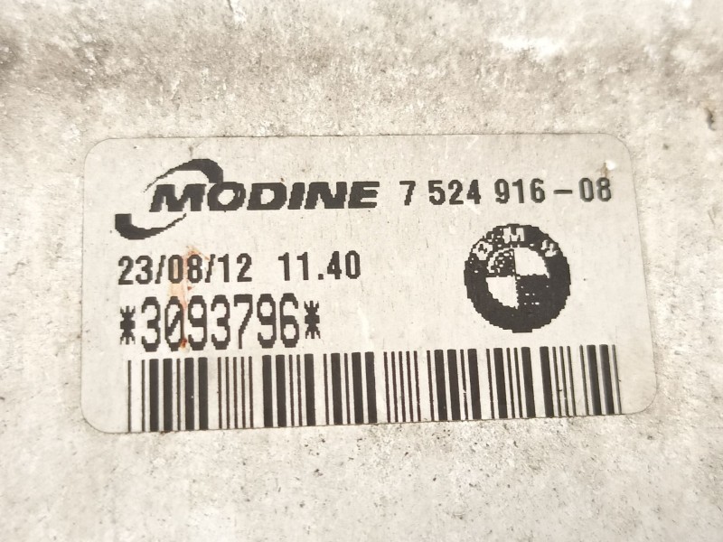 Recambio de radiador intercooler para bmw x1 (e84) xdrive 18 d referencia OEM IAM 7524916 3093796 17517524916