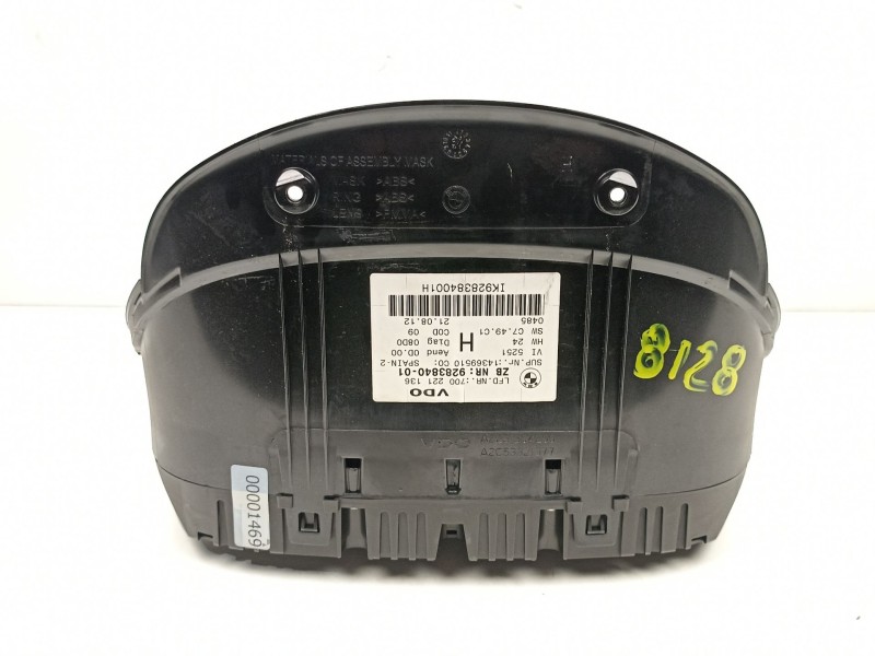 Recambio de cuadro instrumentos para bmw x1 (e84) xdrive 18 d referencia OEM IAM 9283840 14369510 