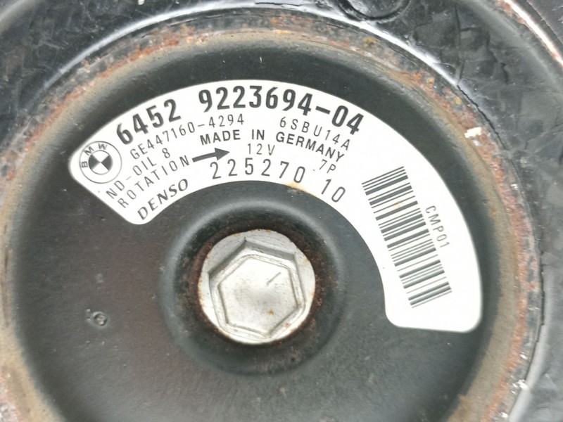 Recambio de compresor aire acondicionado para bmw x1 (e84) xdrive 18 d referencia OEM IAM 64529223694 6SBU14A 