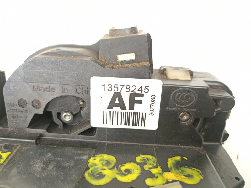 Recambio de cerradura puerta trasera derecha para chevrolet cruze fastback (j305) 1.6 referencia OEM IAM 13578245 3027088 