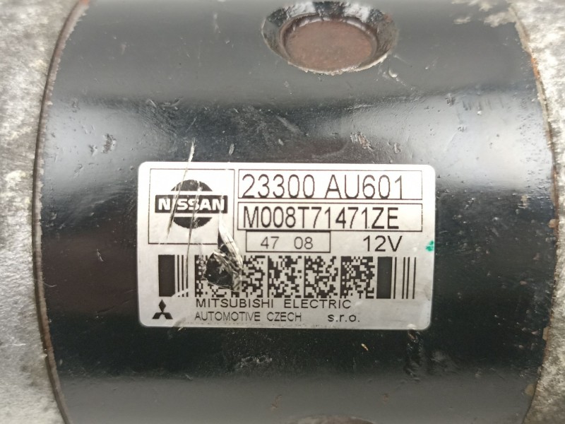 Recambio de motor arranque para nissan almera tino (v10) 2.2 dci referencia OEM IAM 23300AU601 M008T71471ZE 