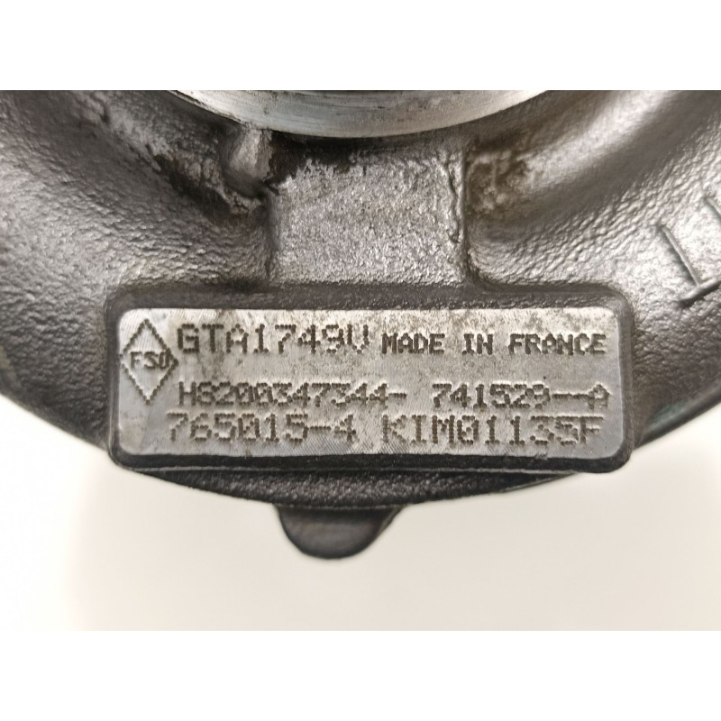 Recambio de turbo para renault espace iv (jk0/1_) 2.0 dci (jk02, jk03) referencia OEM IAM 8200347344 GTA1749V 