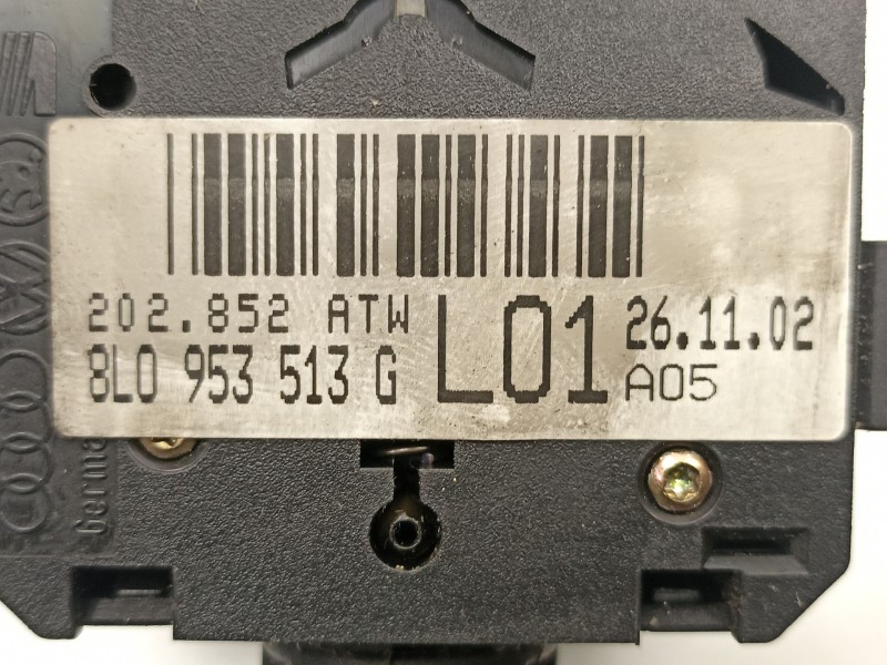 Recambio de mando luces y limpias para audi a3 (8l1) 1.9 tdi quattro referencia OEM IAM 8L0953513G  4B0953503H