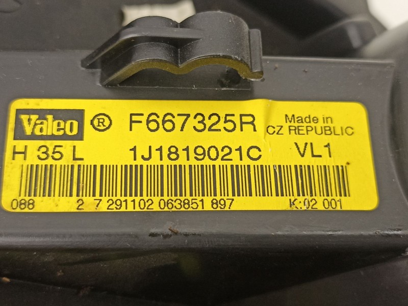 Recambio de motor calefaccion para audi a3 (8l1) 1.9 tdi quattro referencia OEM IAM 1J1819021C F667325R 