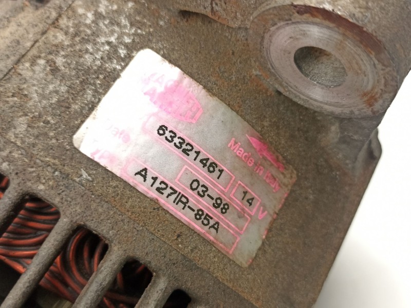 Recambio de alternador para fiat ducato furgón (230_) 1.9 td referencia OEM IAM 63321461 A127IR 