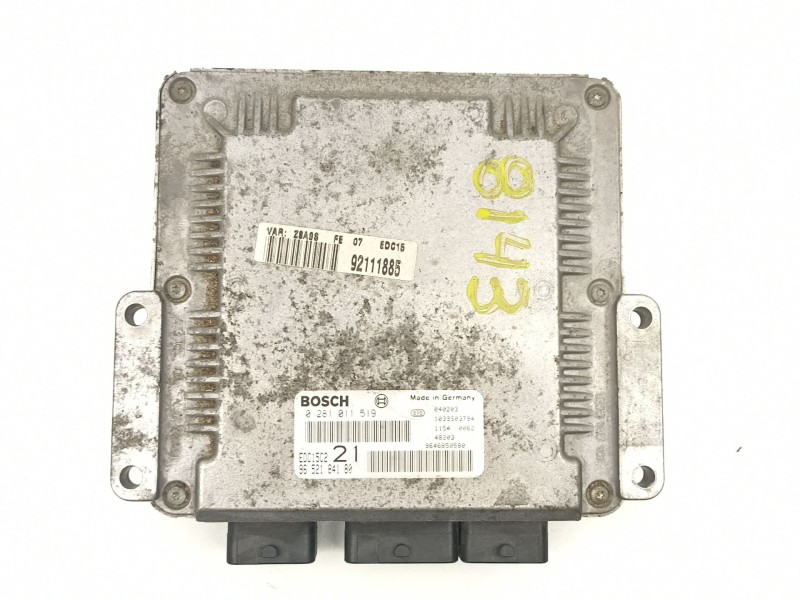 Recambio de centralita para peugeot 607 (9d, 9u) 2.0 hdi referencia OEM IAM 9652184180 0281011519 9646850580