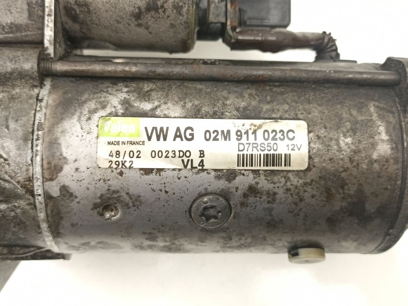 Recambio de motor arranque para audi a3 (8l1) 1.9 tdi quattro referencia OEM IAM 02M911023C D7RS50 