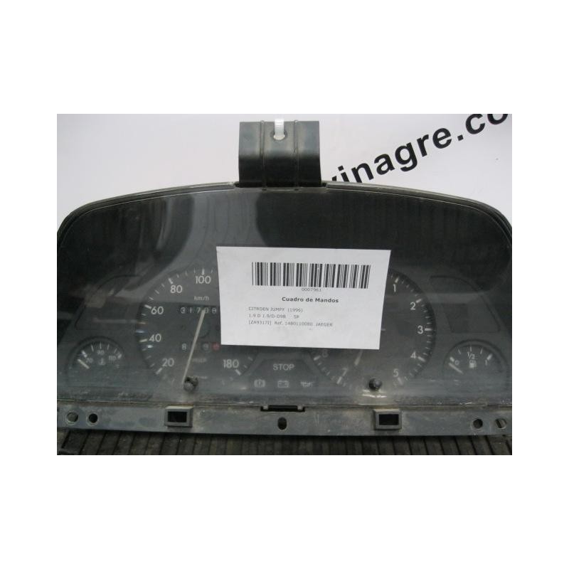 Recambio de cuadro instrumentos : citroen jumpy : 1.9/d-d9b (69,36cv) 5p [1996] para citroen jumpy 1.9/d-d9b   referencia OEM IA