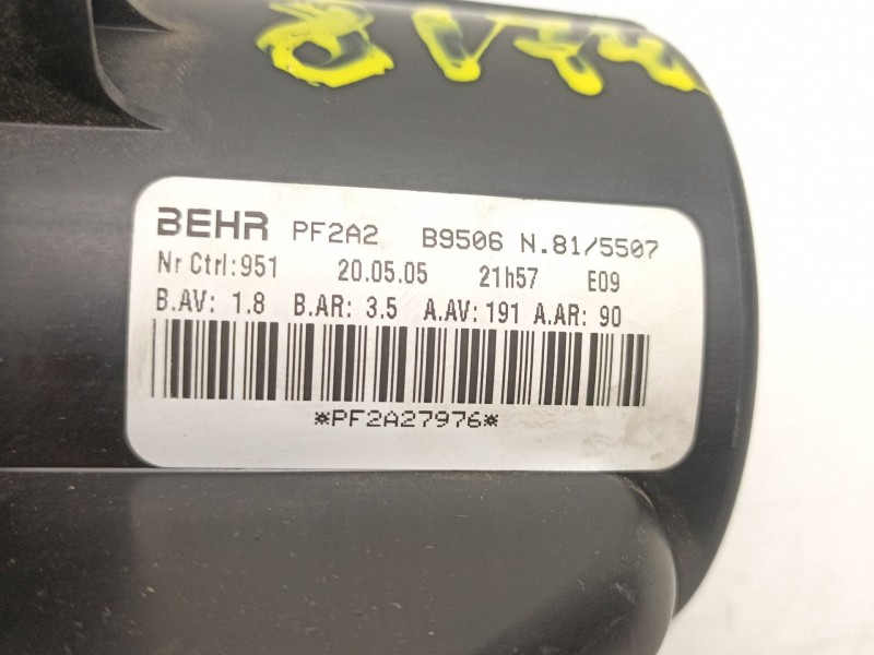 Recambio de motor calefaccion para peugeot 307 (3a/c) 1.6 hdi 110 referencia OEM IAM 6441S6 B9506 