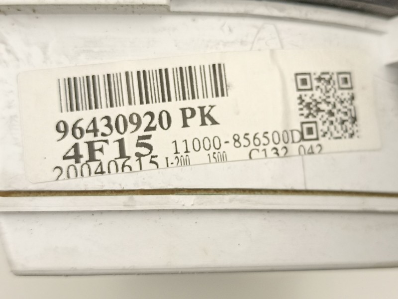 Recambio de cuadro instrumentos para daewoo nubira 1.8 g t18sed referencia OEM IAM 96430920 11000856500D 