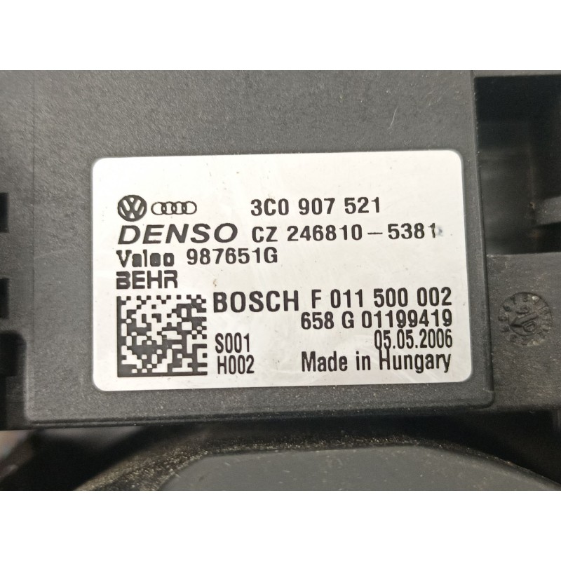 Recambio de motor calefaccion para volkswagen golf v 1.9 tdi bxe - 1k - 5v referencia OEM IAM 3C1820015G CZ0160600863 3C0907521