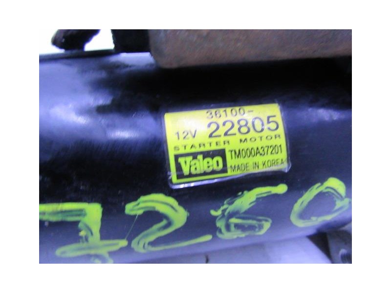 Recambio de motor arranque : hyundai accent : 1.3 g (86,06cv) [2005] para hyundai accent 1.3 g referencia OEM IAM 36100-22805VAL