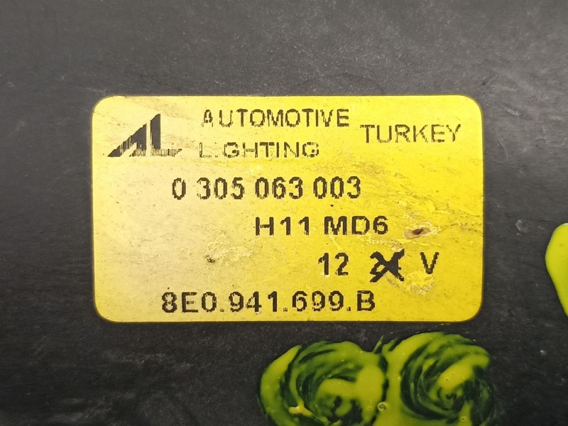 Recambio de antiniebla izquierdo para audi a4 b6 (8e2) 2.5 tdi referencia OEM IAM 8E0941699B 0305063003 