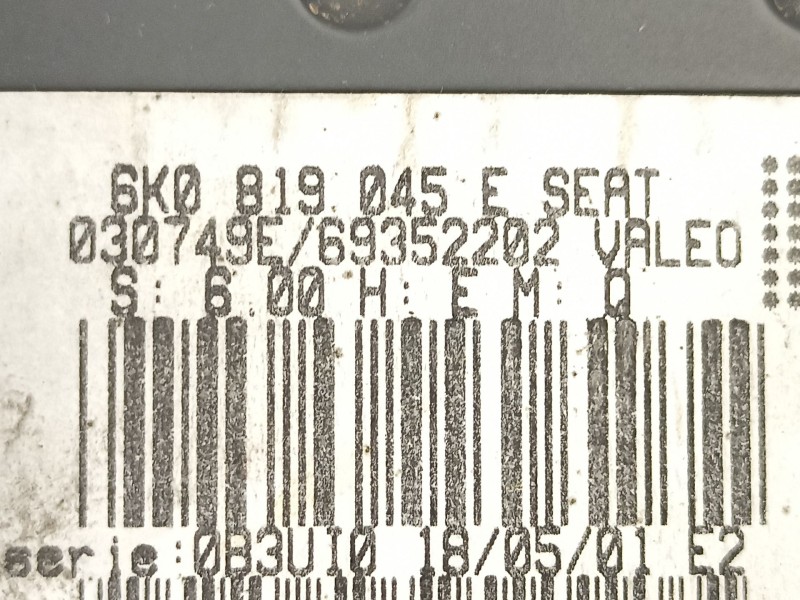 Recambio de mandos calefaccion aire para seat ibiza (6k1) 1.4 16v referencia OEM IAM 6K0819045E  