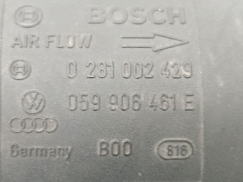 Recambio de caudalimetro para audi a6 2.5 td referencia OEM IAM 059906461E 0281002429 