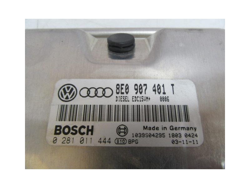 Recambio de centralita : audi a4 : 2.5 tdi d/bdg (163,15cv) 4p [2004] para audi a4 2.5 tdi d/bdg referencia OEM IAM 0281011444  