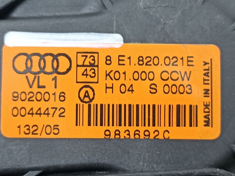 Recambio de motor calefaccion para audi a4 b7 (8ec) 2.0 tfsi referencia OEM IAM 8E1820021E 983692C 