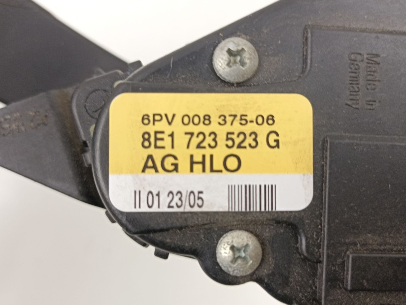Recambio de potenciometro aceleracion para audi a4 b7 (8ec) 2.0 tfsi referencia OEM IAM 8E1723523G 6PV00837506 