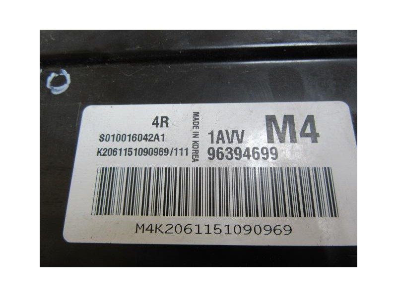 Recambio de centralita : chevrolet lacetti : 1.6 g (108,77cv) [2005] para chevrolet lacetti 1.6 g referencia OEM IAM 96394699  