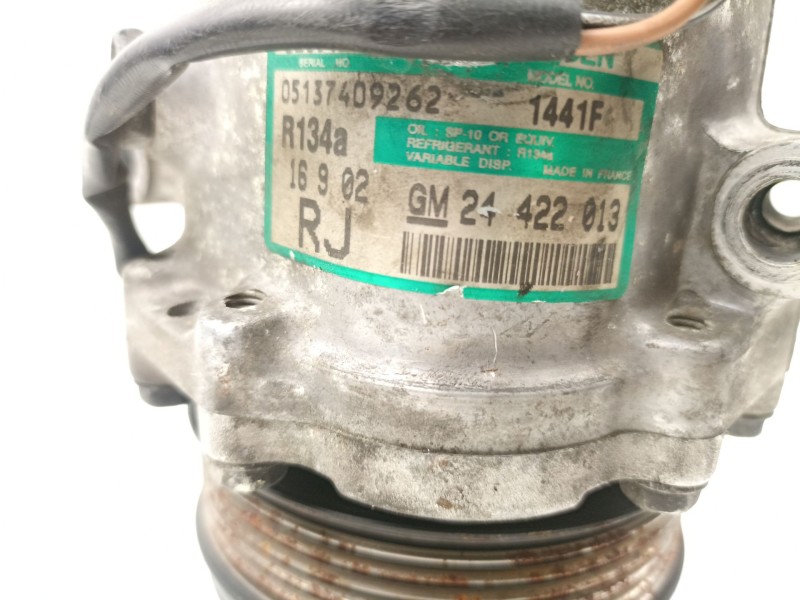 Recambio de compresor aire acondicionado para opel astra g berlina club referencia OEM IAM 24422013 SD6V121441F 