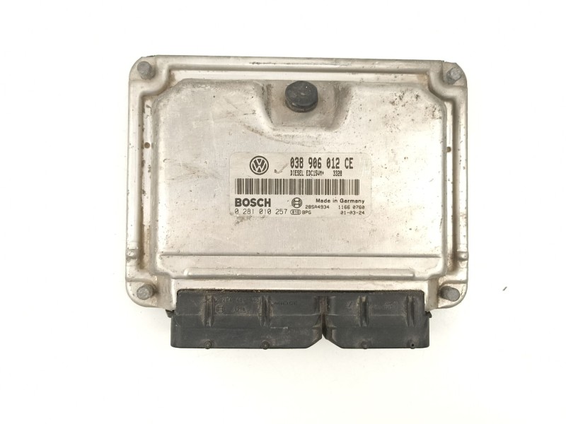 Recambio de centralita para skoda fabia 1.9 d -asy referencia OEM IAM 038906012CE 0281010257 