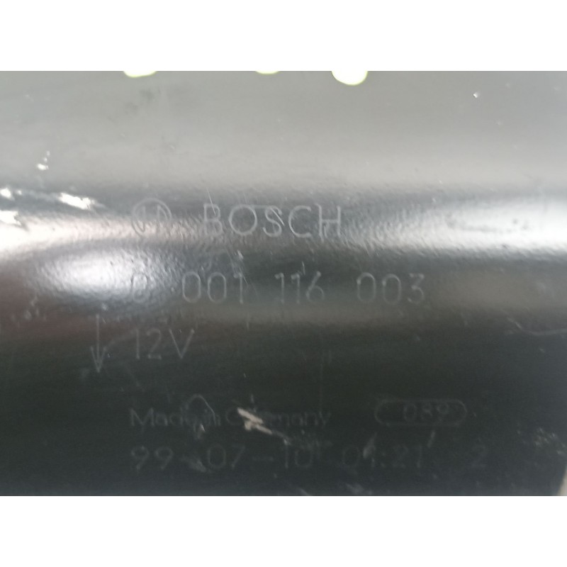 Recambio de motor arranque para peugeot 206 1.1 g referencia OEM IAM 5802M9 0001116003 