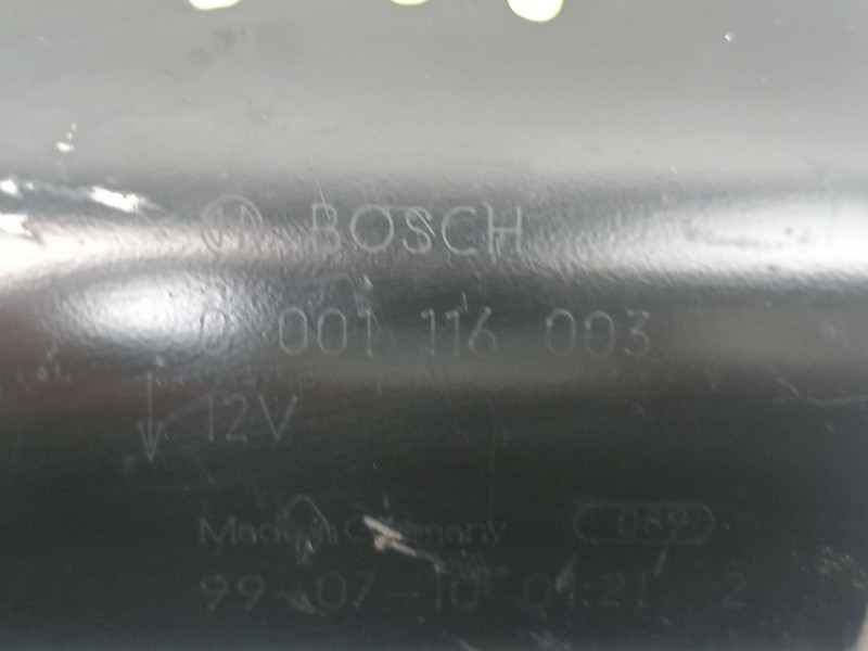 Recambio de motor arranque para peugeot 206 1.1 g referencia OEM IAM 5802M9 0001116003 