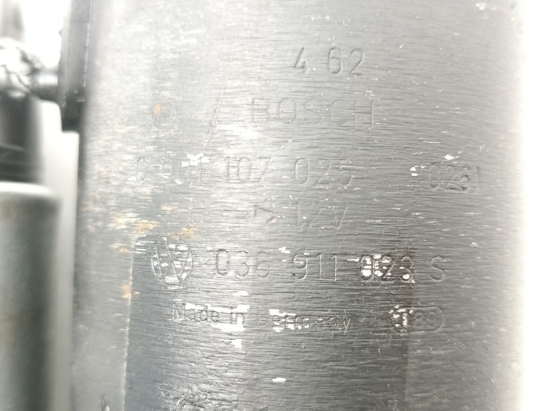 Recambio de motor arranque para volkswagen polo 1.4 g referencia OEM IAM 036911023S 0001107025 