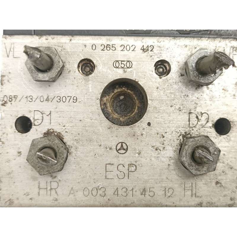 Recambio de abs para mercedes-benz clase a (w168) a 170 cdi (168.008) referencia OEM IAM A0034314512 0265202412 