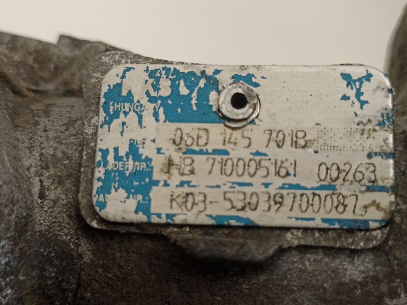 Recambio de turbo para audi a4 b7 (8ec) 2.0 tfsi referencia OEM IAM 06D145701B K0353039700087 