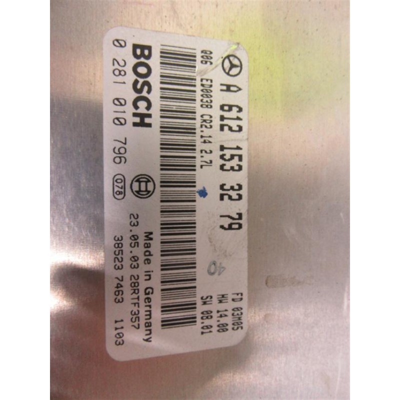 Recambio de centralita : m. benz ml 270 : 2.7 td (163,15cv)automatico [2003] para m. benz ml 270 2.7 td automatico referencia OE