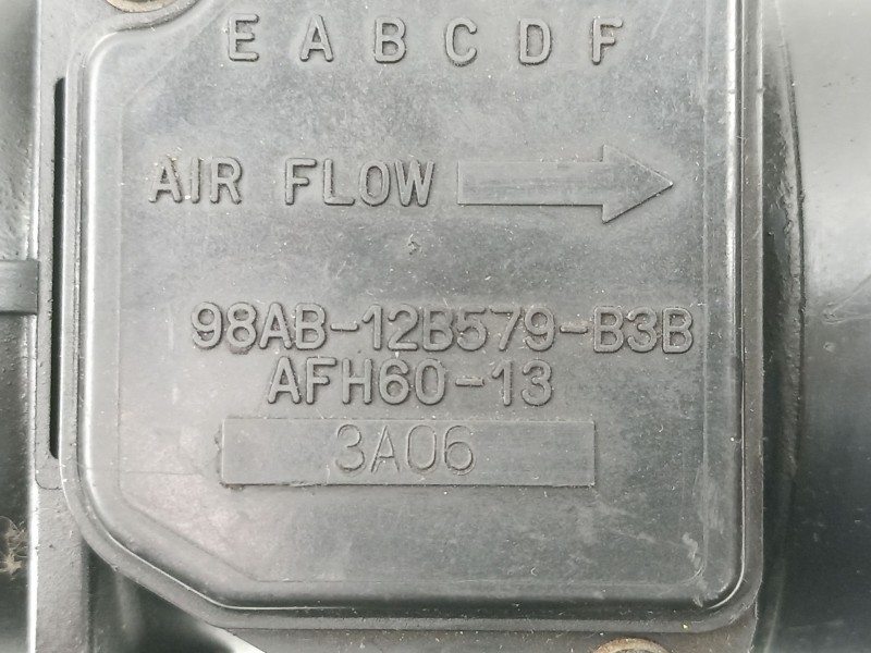 Recambio de caudalimetro para ford focus 1.8 tddi referencia OEM IAM 98AB12B579B3B AFH6013 