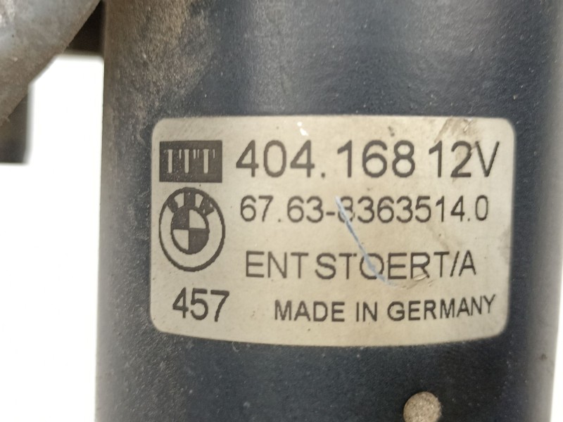 Recambio de motor limpia delantero para bmw 316 1.6 g referencia OEM IAM 67638363514 404168 