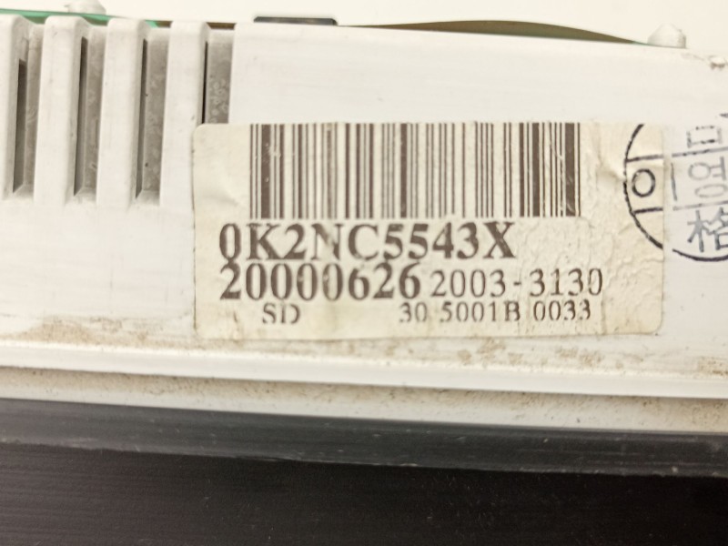 Recambio de cuadro instrumentos para kia sephia ii sedan (fa) 1.6 i referencia OEM IAM 0K2NC5543X  
