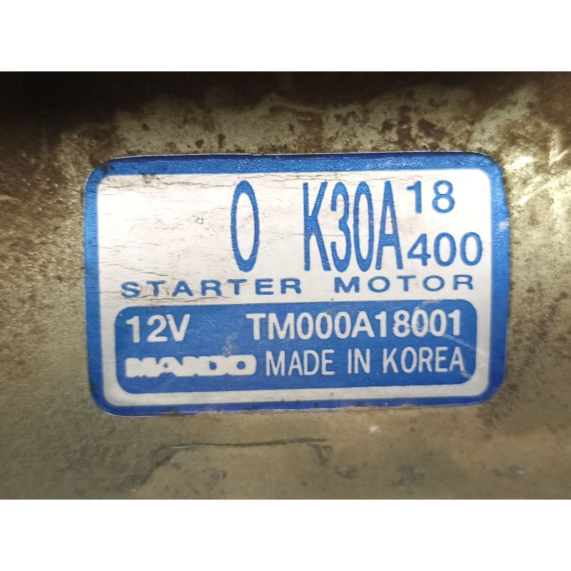 Recambio de motor arranque para kia sephia ii sedan (fa) 1.6 i referencia OEM IAM 0K30A18400 TM000A18001 