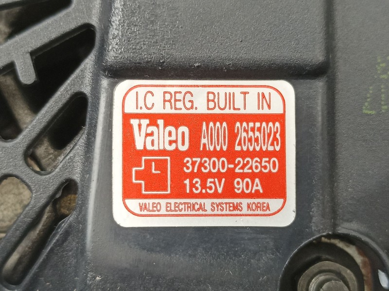Recambio de alternador para kia rio ii (jb) 1.4 16v referencia OEM IAM 3730022650  A0002655023